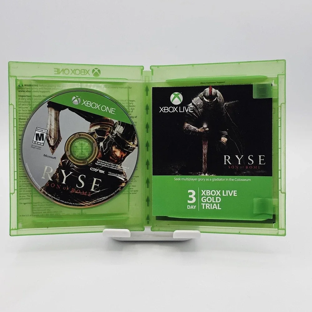 Ryse Son Of Rome Xbox One Video Game Microsoft Studios Crytek Complete CIB Y2K‎